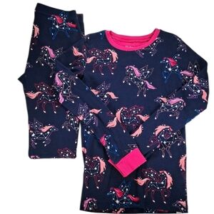 Hatley PJ Set Unicorn Print Kid's Size 12